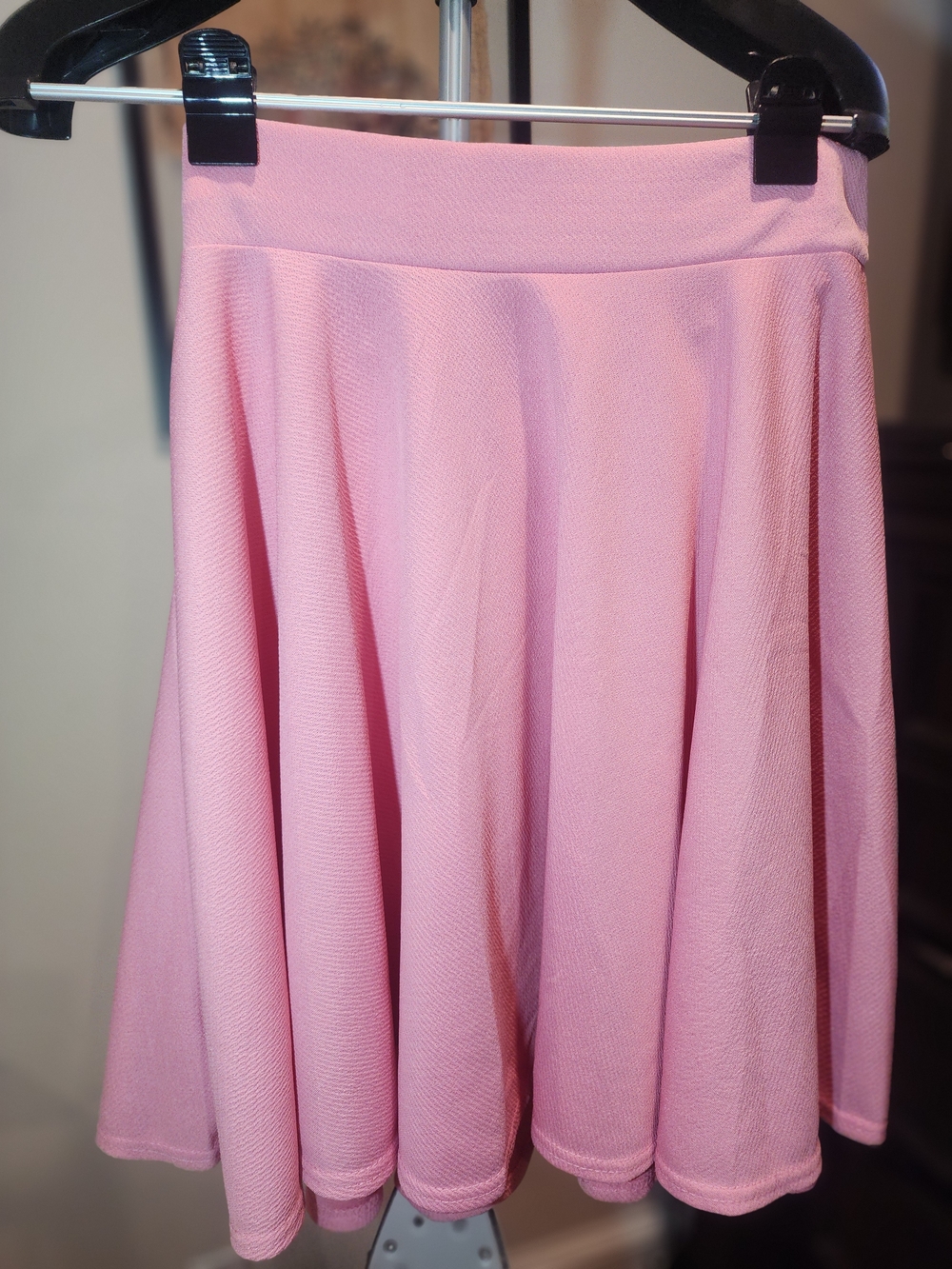Women’s Soft Pink A-Line Skirt